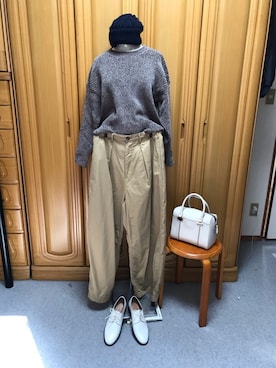 「BARCOS（バルコス）のアイテム」を使った、tomoさん（レディース・162cm）の冬コーディネート