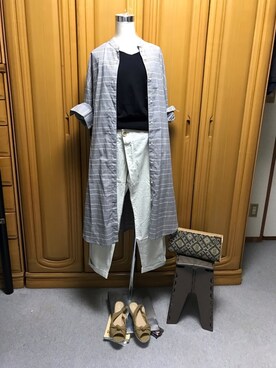 tomoさん（レディース・162cm）の夏コーディネート