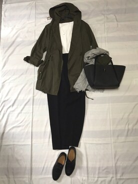 「VICKY（ビッキー）のアイテム（ジャケット/アウター）」を使った、tomoさん（レディース・162cm）の秋コーディネート