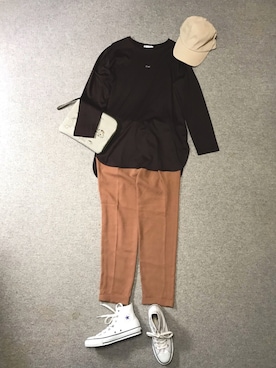 「CIEL（シエル）のアイテム」を使った、tomoさん（レディース・162cm）の秋コーディネート