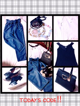 「ice.（アイス）のアイテム」を使った、ＹＵＭＩさん（レディース・159cm）の夏コーディネート