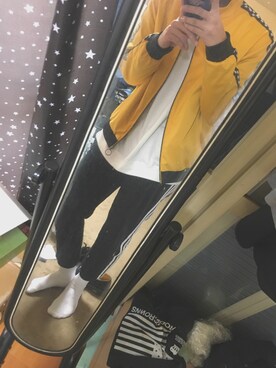 「US（アス）のアイテム」を使った、akiさん（メンズ・178cm）の秋コーディネート