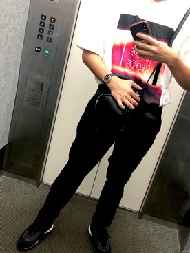 「MARC JACOBS（マークジェイコブス）のアイテム（腕時計）」を使った、くんくんさん（メンズ・178cm）の夏コーディネート
