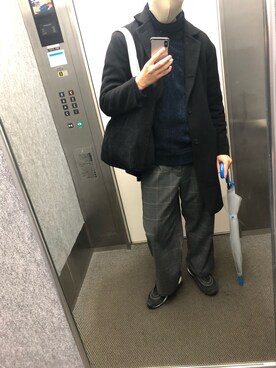 「PLST（プラステ）のアイテム（ジャケット/アウター）」を使った、くんくんさん（メンズ・178cm）の冬コーディネート