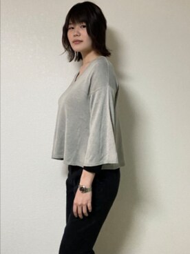 「Guess（ゲス）のアイテム（腕時計）」を使った、hina142902さん（レディース・162cm）の春コーディネート
