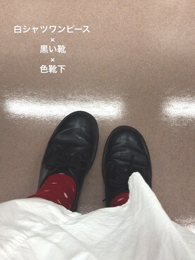 「アイテム（シャツワンピース）」を使った、ﾐｸさん（レディース・158cm・10代）の秋コーディネート