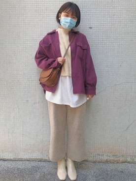 KoeyCさん（レディース・165cm）の冬コーディネート