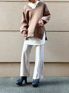 ゆきほさん（レディース・158cm）の秋コーディネート