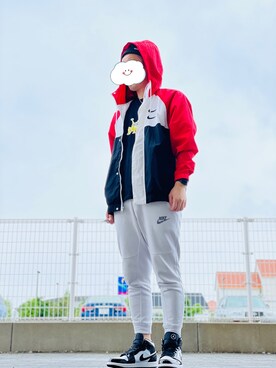 Nike ナイキ の Nike ナイキ スポーツウェア スウッシュ メンズ ウーブン フーデッド ジャケット Nike Sp その他アウター Wear