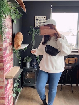 「インスタグラム」｜「アイテム（その他）」を使った、mayumoさん（レディース・168cm）の秋コーディネート