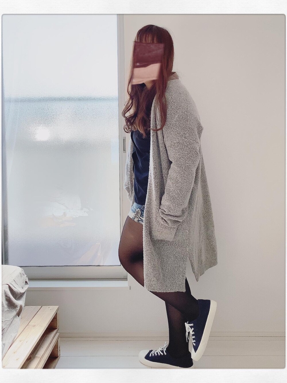 「ゆるだぼ、でぶだぼ、ぽっちゃり、ぽっちゃりコーデ、 ショートパンツ、ビスチェ」｜「GUのアイテム（キャミソール、ブラック系）」を使った、mayumoさん（レディース・168cm）の秋コーディネートの1枚目の写真