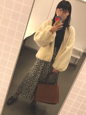 「RETRO GIRL（レトロガール）のアイテム（ブルゾン）」を使った、soraさん（レディース・165cm）の秋コーディネート
