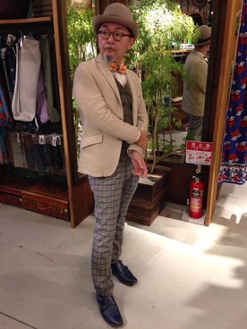 「hat」｜mac0cciさん（メンズ・169cm）の冬コーディネート