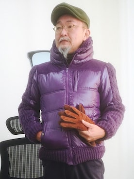 「hat」｜mac0cciさん（メンズ・169cm）の冬コーディネート