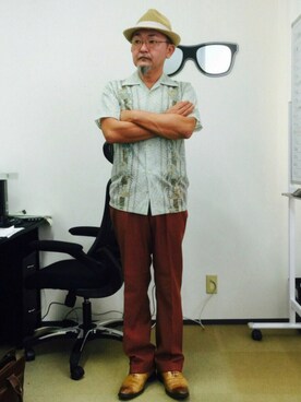 「hat」｜mac0cciさん（メンズ・169cm）の秋コーディネート