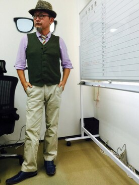 「hat」｜mac0cciさん（メンズ・169cm）の秋コーディネート