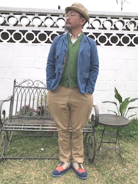 mac0cciさん（メンズ・169cm）の春コーディネート