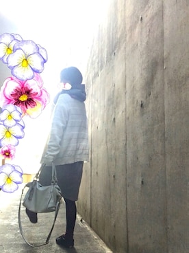 「くつした」｜「アイテム（アナログ腕時計）」を使った、のさん（レディース・158cm）の秋コーディネート
