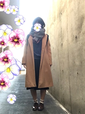 「Manhattan Portage（マンハッタンポーテージ）のJefferson Market Garden Backpack（バックパック/リュック）」を使った、のさん（レディース・158cm）の冬コーディネート