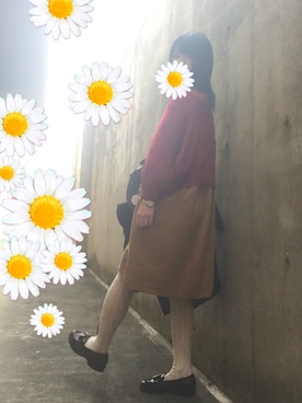 「Manhattan Portage（マンハッタンポーテージ）のJefferson Market Garden Backpack（バックパック/リュック）」を使った、のさん（レディース・158cm）の春コーディネート