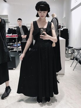 Yohji Yamamoto ヨウジヤマモト のワンピース ドレスを使ったレディース人気ファッションコーディネート 地域 台湾 Wear