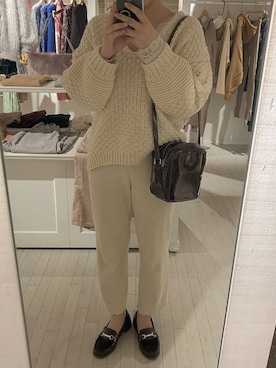 arisa okitaさん（レディース・161cm）の秋コーディネート