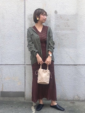 arisa okitaさん(レディース・162cm)の夏コーディネート