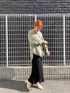 arisa okitaさん（レディース・162cm）の冬コーディネート