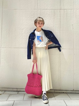 arisa okitaさん（レディース・162cm）の春コーディネート