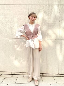 arisa okitaさん（レディース・162cm）の春コーディネート