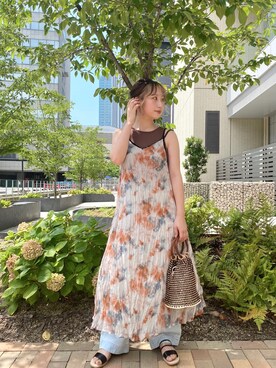 arisa okitaさん（レディース・162cm）の夏コーディネート