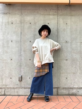 arisa okitaさん（レディース・162cm）の秋コーディネート