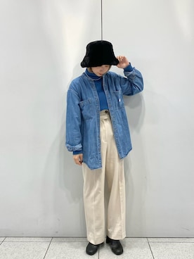 arisa okitaさん（レディース・162cm）の冬コーディネート