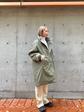 arisa okitaさん（レディース・162cm）の冬コーディネート