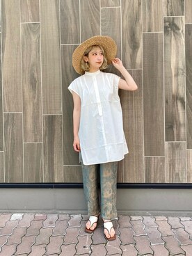 arisa okitaさん（レディース・162cm）の夏コーディネート