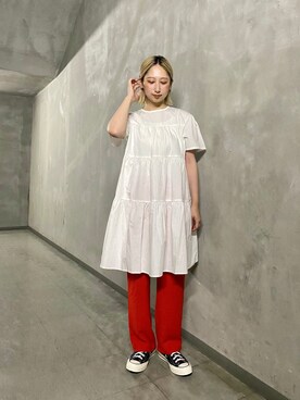 arisa okitaさん（レディース・162cm）の夏コーディネート