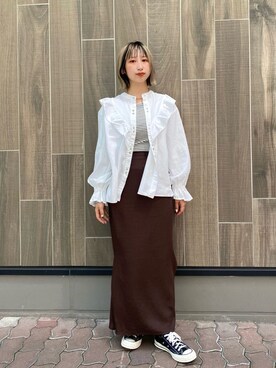 arisa okitaさん（レディース・162cm）の夏コーディネート