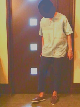 「ability（アビリティ）のアイテム」を使った、Justin Oさん（メンズ・178cm）の夏コーディネート