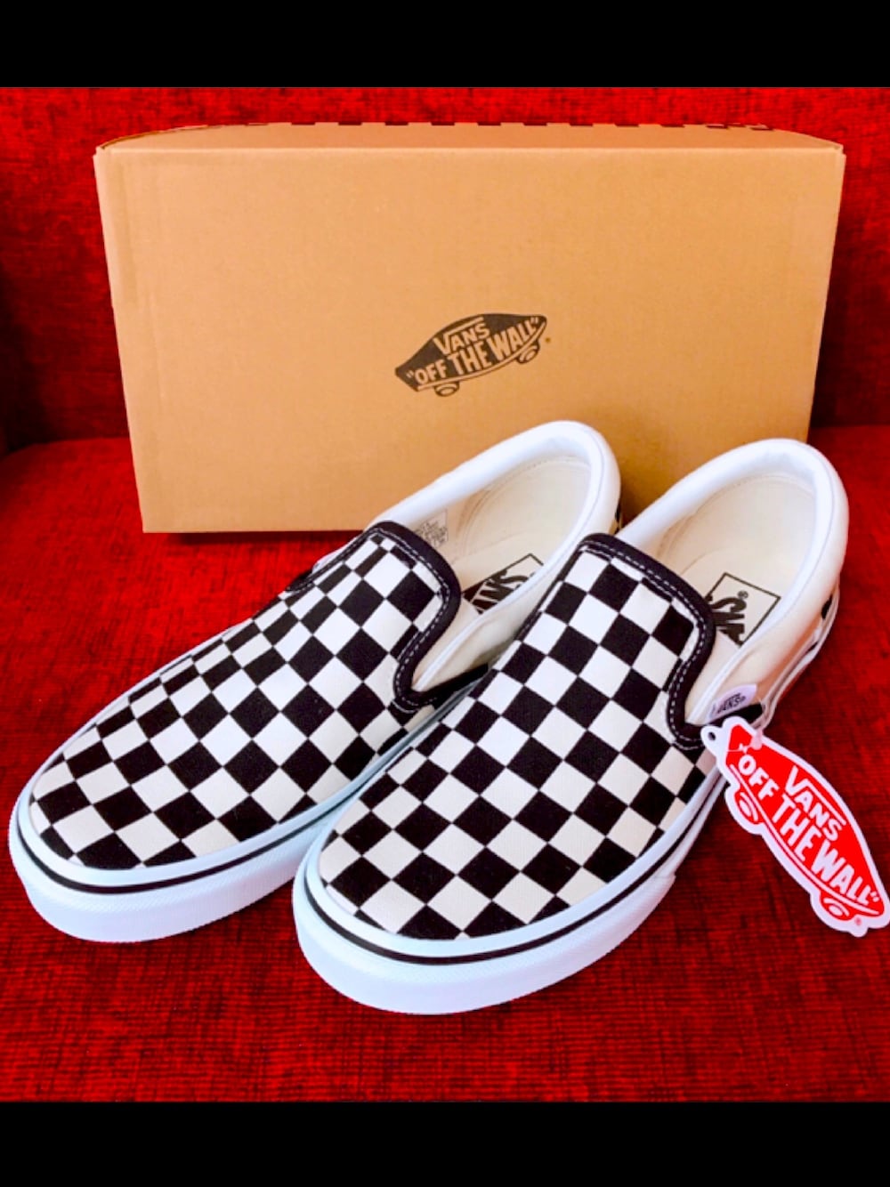 「VANS、スリッポン、チェッカー柄」｜「VANSのアイテム（スリッポン、ホワイト系）」を使った、ちゃぴこさん（レディース・156cm）の秋コーディネートの1枚目の写真