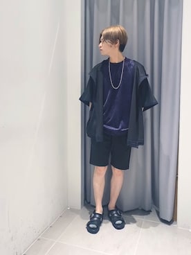 「TORNADO MART（トルネードマート）のアイテム（シューズ）」を使った、yuki☑️  さん（メンズ・174cm）の春コーディネート