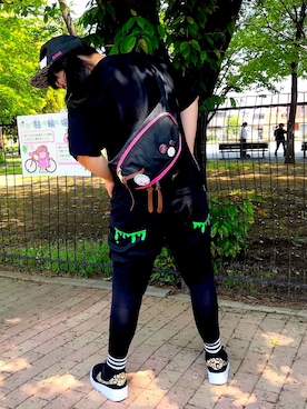 「MAGICAL MOSH MISFITS（マジカルモッシュミスフィッツ）のアイテム」を使った、xoOLorraineOoxさん（レディース・155cm）の春コーディネート
