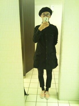 ハンチング ベレー帽を使った 黒髪 のメンズ人気ファッションコーディネート Wear