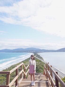 「travel」｜「アイテム（スカート）」を使った、siuwaibiさん（レディース・145cm）の冬コーディネート