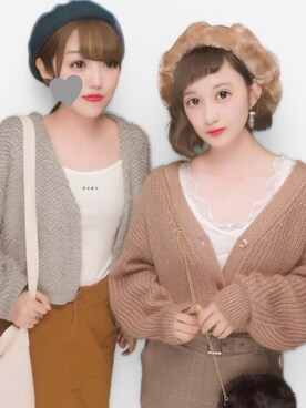 「CIEL（シエル）のアイテム」を使った、香夏さん（レディース・162cm）の秋コーディネート