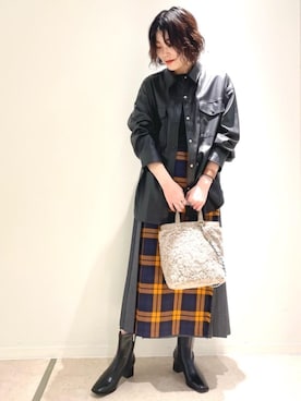 KAHO SUZUKIさん（レディース・166cm）の秋コーディネート