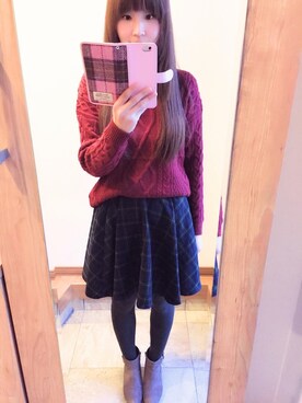 えりり🌷骨格ウェーブ/イエベ秋さん（レディース・162cm）の冬コーディネート