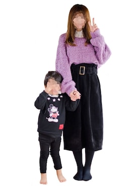 「one after another NICE CLAUP（ワンアフターアナザーナイスクラップ）のアイテム（タンクトップ）」を使った、えりり🌷骨格ウェーブ/イエベ秋さん（レディース・163cm）の冬コーディネート