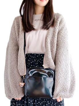 「アイテム（ブルゾン）」を使った、えりり🌷骨格ウェーブ/イエベ秋さん（レディース・163cm・30代）の冬コーディネート