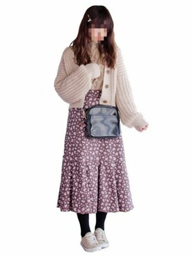 えりり🌷骨格ウェーブ/イエベ秋さん（レディース・163cm）の春コーディネート