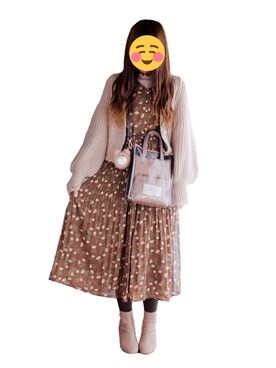 えりり🌷骨格ウェーブ/イエベ秋さん(レディース・163cm)の秋コーディネート